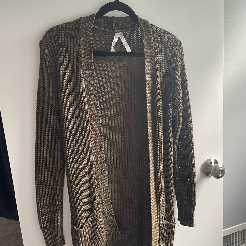 Ashley By 26 International Tan Knit Sweater